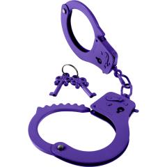 Fetish Fantasy Series Designer Metal Handcuffs, Purple