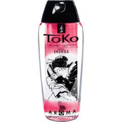 Toko by Shunga Aroma Intimate Lubricant, 5.5 fl.oz (165 mL), Strawberry and Champagne