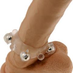 Basic Essentials Enhancer Ring with Beads, Clear