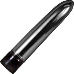 Synergy Vibe Me Petite Pleasure Vibrator, 5.25 Inch, Metallic Black