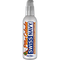 Swiss Navy Flavored Water Based Lubricant, 4 fl.oz (118 mL), Pina Colada