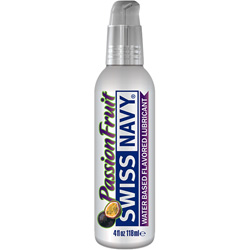 Swiss Navy Flavored Water Based Lubricant, 4 fl.oz (118 mL), Passion Fruit