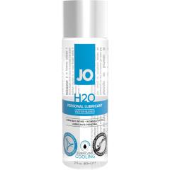 JO H2O Cooling Personal Water Based Personal Lubricant, 2 fl.oz (60 mL)