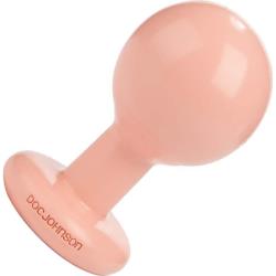 Doc Johnson Classic Round Butt Plug, 4.25 Inch, Vanilla
