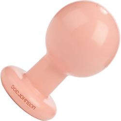 Doc Johnson Classic Round Butt Plug, 4.75 Inch, Vanilla