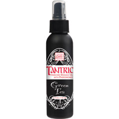 CalExotics Tantric Pheromone Enriched Massage Oil, 4 fl.oz (118 mL), Green Tea