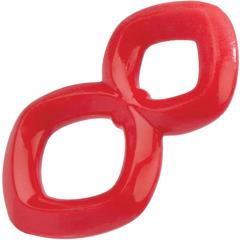 CalExotics Crazy 8 Cock Ring, 2.75 Inch, Red
