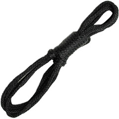 KinkLab Bondage Rope, 25 Feet, Black