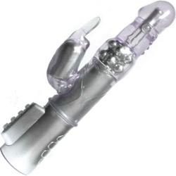 Vertigo Waterproof Jelly Personal Vibrator for Women, 10 Inch, Trans Lavender