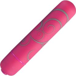Mood Powerful 7 Function Vibrating Bullet, 5 Inch, Pink