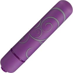 Mood Powerful 7 Function Vibrating Bullet, 5 Inch, Purple