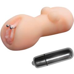 FukPussy Pierced Vagina Masturbator, Flesh