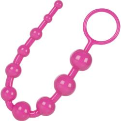 Shane`s World Anal 101 Advanced Jelly Beads, 8 Inch, Pink