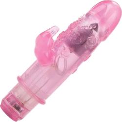 CalExotics First Time Bunny Teaser Intimate Vibrator, 6 Inch, Pink