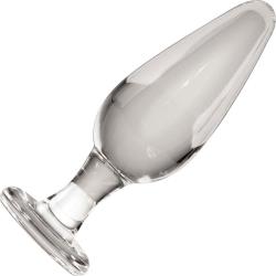 Icicles No 26 Glass Butt Plug, 4.75 Inch, Clear