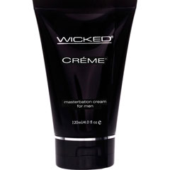 Wicked Creme Masturbation Cream for Men, 4 fl.oz (120 mL) Tube
