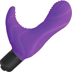 Elite Collection Climaxer Silicone Intimate Vibrator, 3.25 Inch, Purple