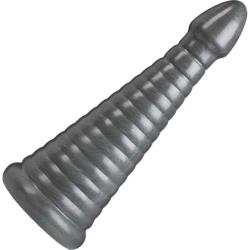 American Bombshell Rockeye Butt Plug, 11 Inch, Gun Metal