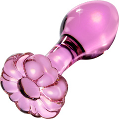 Icicles No 48 Glass Massager, 3.5 Inch, Intimate Pink