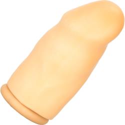3 Inch Extra Length Smooth Latex Penis Extension Condom, Ivory
