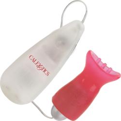 CalExotics Pussy Pleaser Jelly Vibrating Suction Cap, Pink