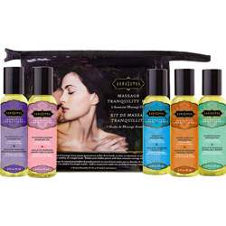 Kama Sutra Aroma Massage Tranquility Kit, 5 Bottles, 2 fl. oz. Each