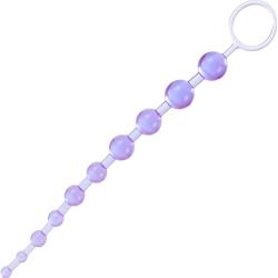 CalExotics X-10 Graduated Anal Beads, 12 Inch, Purple