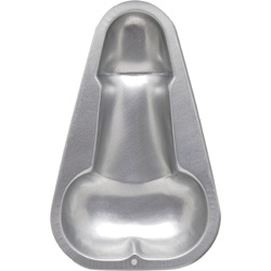 Party Favors Large Pecker Cake Pan, 10 by 4 by 2 Inch