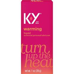 K-Y Brand Warming Liquid Personal Lubricant, 1 fl.oz (28g)
