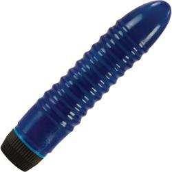 CalExotics Jelly Future Flex Turbo Dyne Vibe, 6.75 Inch, Blue