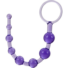 Shane`s World Anal 101 Intro Jelly Beads, 8 Inch, Purple