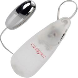 Pocket Exotics Vibrating Silver Bullet Vibe, 2.25 Inch, White Remote