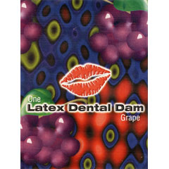 Oral Sex Latex Dental Dam, Grape