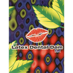 Oral Sex Latex Dental Dam, Mint