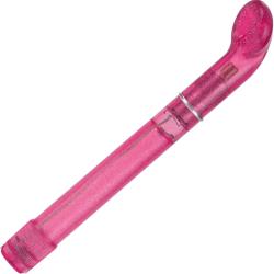 CalExotics Clit Exciter Clitoral Encaser Vibe with Love Dots, 7.5 Inch, Pink