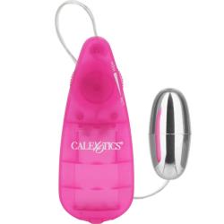 CalExotics Teardrop Battery Operated Bullet with Slim Remote, 2.25 Inch, Pink