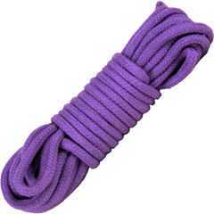 Japanese Style Bondage Cotton Rope, 32 Feet, Purple