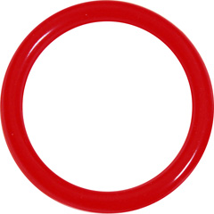 OptiSex Premium Erection Control Ring, 2.25 Inch, Red