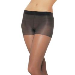 Low Rise Control Top Spandex Sheer Pantyhose, One Size, Black