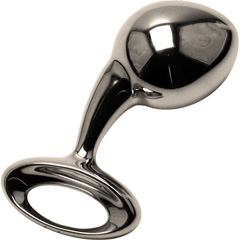 Njoy Pure Metal Butt Plug, Large 4 Inch, Polished Steel