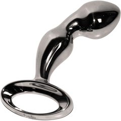 Njoy Metal Prostate Pfun Plug, 4.5 Inch, Polished Steel