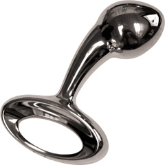 Njoy Pure Metal Butt Plug, Small 3 Inch, Polished Steel