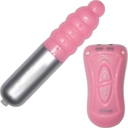 Mini Pleaser 8 Function Vibrator, 4.75 Inch, Pink