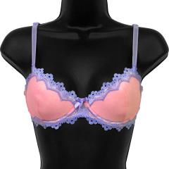 Necessary Objects Bright Idea Molded Underwire Bra, 32A, Pink and Purple