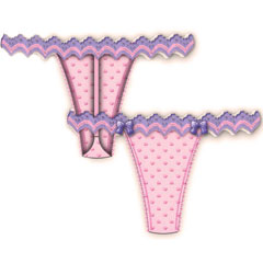 Bright Idea T String Large Pink