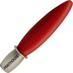 Penthouse City Paris Classic Personal Vibrator, 6 Inch, Hot Red