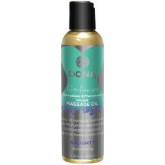 DONA Scented Massage Oil, 4.25 fl.oz (125 mL), Naughty Sinful Spring Aroma