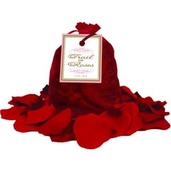 Trail of Roses Romantic Silk Petals, Red