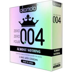 004 Almost Nothing Condoms, 3 Pack