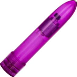CalExotics Pearlessence Waterproof Mini Vibe, 5.25 Inch, Purple
